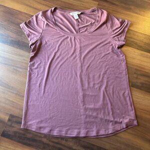 Athleta Cloudlight Stratus Tee Volcanic Violet Size Small